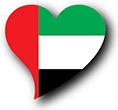 Flag of United Arab Emirates image [Heart2]