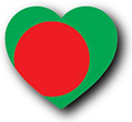 Billede af Bangladeshs flag [Heart1]