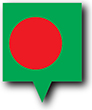 Billede af Bangladeshs flag [Pin]