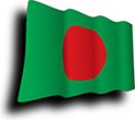 Billede af Bangladeshs flag [Wave]