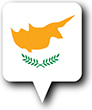 Flag of Cyprus image [Round pin]