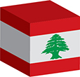 Flag of Lebanon image [Cube]
