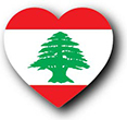 Flag of Lebanon image [Heart1]