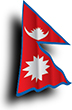 Flag of Nepal image [Wave]