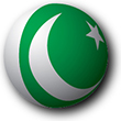 Flag of Pakistan image [Hemisphere]