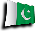Flag of Pakistan image [Wave]