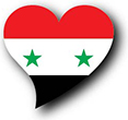 Flag of Syria image [Heart2]
