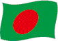 Flag of Bangladesh flickering image