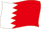 Bahrains flag flimrende billede