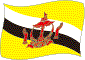 Flag of Brunei flickering image