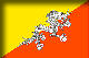 Flag of Bhutan drop shadow image
