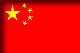 Flag of China drop shadow image