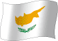 Flag of Cyprus flickering gradation image