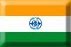 Flag of India emboss image