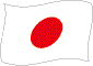 Flag of Japan flickering image