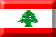 Flag of Lebanon emboss image