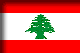 Flag of Lebanon drop shadow image