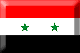 Flag of Syria emboss image