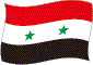 Flag of Syria flickering image