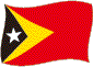 Flag of The Democratic Republic of Timor-Leste flickering image