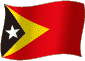 Flag of The Democratic Republic of Timor-Leste flickering gradation image