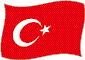 Flag of Turkey flickering image