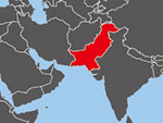 Location of Pakistan