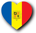 Billede af Andorras flag [Heart1]