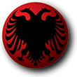 Albaniens flag billede [halvkugle]