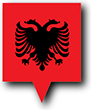 Billede af Albaniens flag [Pin]