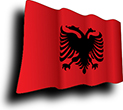 Albaniens flag billede [Wave]