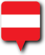 Flag of Austria image [Round pin]