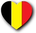 Billede af Belgiens flag [Heart1]