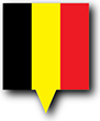 Billede af Belgiens flag [Pin]