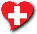 Flag of Switzerland image [Heart2]