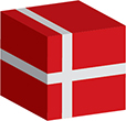Flag of Denmark image [Cube]