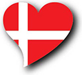 Flag of Denmark image [Heart2]