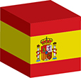 Flag of Spain image [Cube]