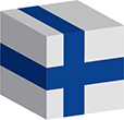 Flag of Finland image [Cube]