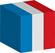 Flag of France image [Cube]