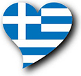 Billede af Grækenlands flag [Heart2]