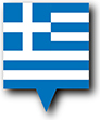 Billede af Grækenlands flag [Pin]