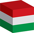 Flag of Hungary image [Cube]