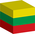 Flag of Lithuania image [Cube]