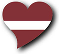 Flag of Latvia image [Heart2]