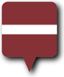 Flag of Latvia image [Round pin]