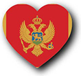 Flag of Montenegro image [Heart1]