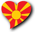 Flag of Macedonia image [Heart2]