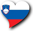 Flag of Slovenia image [Heart2]