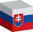 Flag of Slvak Republic image [Cube]